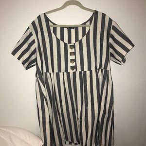 Striped Smock Dress